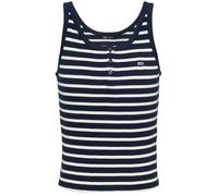 Tommy Jeans Button Sleeveless T-shirt Bleu XS Femme