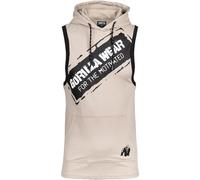 Débardeur à capuche Gorilla Wear Loretto Beige XL