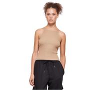 Débardeur à dos croisé tricoté femme Urban Classics Rib Beige L