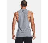 Débardeur À Emmanchures Découpées Under Armour Left Chest Pour Homme Acier Light Heather / Noir M