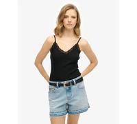 Débardeur à liseré dentelle femme Superdry Essential Noir M