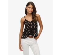 Débardeur à liseré échelle femme Superdry Noir XS