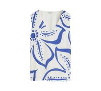 Débardeur à motif floral femme Tom Tailor Blanc S
