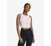 Adidas Essentials 3 Stripes Padded Sleeveless T-shirt Rose M Femme