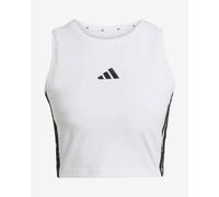 Débardeur adidas 3 bandes Essentials sans manches blanc pur femme - XL