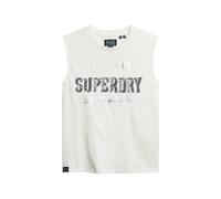 Débardeur ajusté Archive fantaisie femme Superdry Beige M