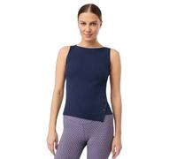 Débardeur ajusté avec bouton en maille femme Mandala Bleu M
