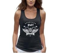 Débardeur AMERICAN RIDER - Custom motorcycles - Bikers - PIXEL EVOLUTION - Femme S