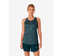 Débardeur ASICS Road All Over Print vert foncé femme - S
