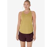 Débardeur ASICS Road Tank bretelles jaune ocre femme - XS