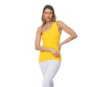Débardeur asymétrique femme Yogaessential Shakti Jaune M