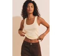 Débardeur avec coton - Tandem Deb - S - Citron - Femme - Etam