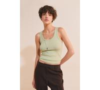 Débardeur avec coton - Tandem Deb - XL - Vert - Femme - Etam