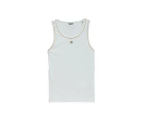 Débardeur avec fils lurex femme Salsa Jeans Basic Blanc S