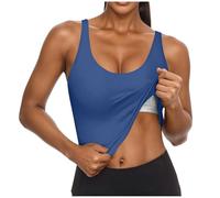 Debardeur avec Soutien Gorge Integre Sport - Débardeurs D'entraînement - Haut De Yoga - Débardeur D'entraînement - Camisole avec Bretelles Réglables - Débardeur De Course - Haut Spaghetti
