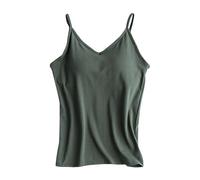 Debardeur avec Soutien Gorge Integre Sport - Haut De Yoga - Camisole avec Bretelles Réglables - Débardeur D'entraînement - Débardeurs D'entraînement - Débardeur De Course - Haut Spaghetti