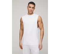 Débardeur basique à emmanchures larges homme - blanc - XS, blanc