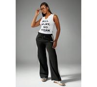 Débardeur blanc "All Play No Work" avec slogan imprimé en noir. Top d'été décontracté, streetwear moderne, mode , sans manches, en coton L,M,S,XL,XS,XXL,XXS,XXXL,XXXXLLettresTissu tricoté