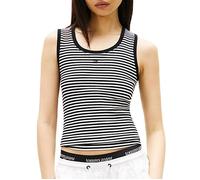 Débardeur Blanc/Noir Femme Tommy Hilfiger Essential BDS S