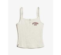 Débardeur boutonné avec motif femme Superdry Athletic Essentials Gris XS