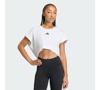 Débardeur boxy cropped 3bandes entraînement PrimeLift White S
