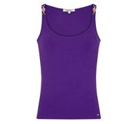 Débardeur bretelles larges - Top coton - Violet - Femme - Large L