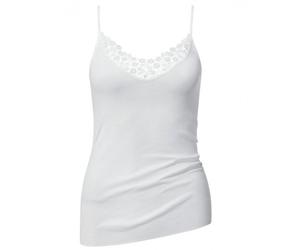 Débardeur bretelles spaghettis coton femme Calida Sense Blanc XS