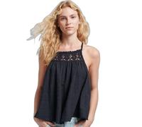 DÃ©bardeur Caraco dos nu femme Superdry Vintage Bleu M