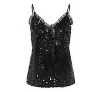 Débardeur caraco femme Pulz Jeans Mallory Noir S