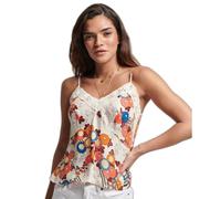 Superdry Vintage Cami Sleeveless Blouse Beige 2XS Femme