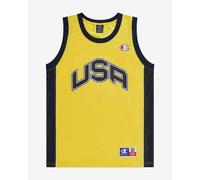 Débardeur Champion Legacy Retro Sport Basket USA jaune noir - L