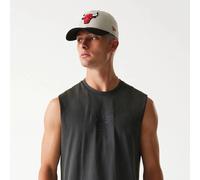 New Era NBA Débardeur délavé Chicago Bulls Black, gris, XL
