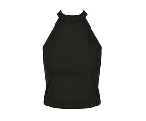 Débardeur col montant femme Build Your Brand Noir M