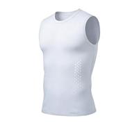 Debardeur Compression Homme Gaine Ventre Plat, T-Shirt de Compression Homme, Ionic Shaping Vest, Powershape Vest, Gilet Modelant Ionique Nouvelle Édition,Men Body Shaper Slimming Tee Shirt