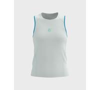 Débardeur Compressport Trail Racing blanc femme - XS