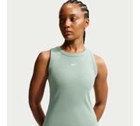 Débardeur côtelé ajusté Nike pour femme Steam/Blanc XXL (FR 54-56)