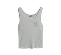 Débardeur côtelé femme Superdry Athletic Essential Gris M
