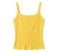 Débardeur Côtelé sans Manches Extensible pour Fille, T-Shirt Basique Coupe Ajustée pour Enfants, Tout-Petits et Adolescents Enfant Fille Crop Top Spaghetti Haut de Dance Tank Tops Debardeur Sport été
