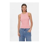 Débardeur cotelé - Tommy Jeans - Femme - Col rond - Coupe stretch - Bretelles XS