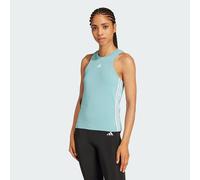 adidas Femme AEROREADY Train Essentials Regular 3-Stripes Tank Top, Mint Ton/White, XS
