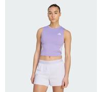 Débardeur court de running adi365 Iconic Magic Lilac XS