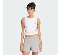 Débardeur court de running adi365 Iconic White S