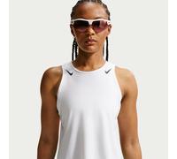 Débardeur court de running Dri-FIT ADV Nike AeroSwift pour femme Blanc/Noir L Tall