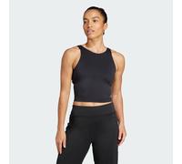 Débardeur court de yoga avec brassière intégrée Black M