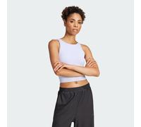 Débardeur court de yoga avec brassière intégrée Violet Tone L