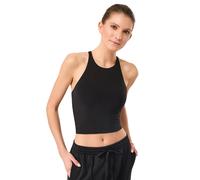 Débardeur court dos croisé femme Mandala Noir M