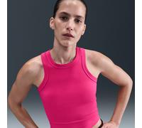 Débardeur court Dri-FIT Nike One Fitted pour femme Rush Pink L (FR 46-48)