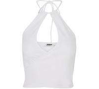 Débardeur court enveloppant femme Urban Classics GT - blanc - 3XL XXXL