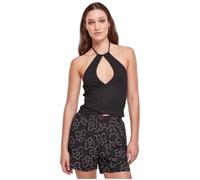 Débardeur court enveloppant femme Urban Classics GT - noir - 4XL XXXXL