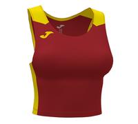 Débardeur court femme Joma Record II Rouge 14 ans Female